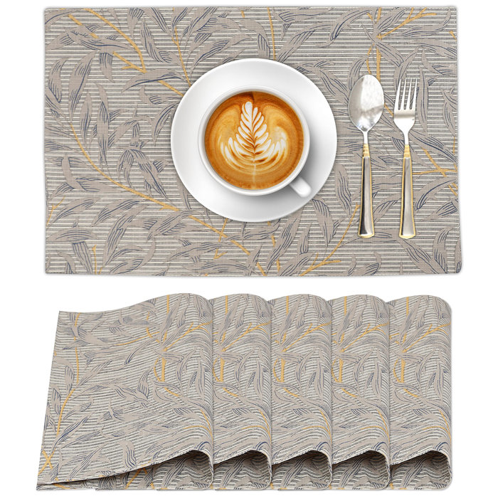 Ruvanti Dining Table Rectangle Placemats 100 Cotton Multi Pattern